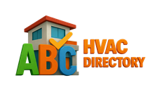 ABC HVAC Directory logo featuring a modern house icon and bold 3D ABC letters with “HVAC Directory” text